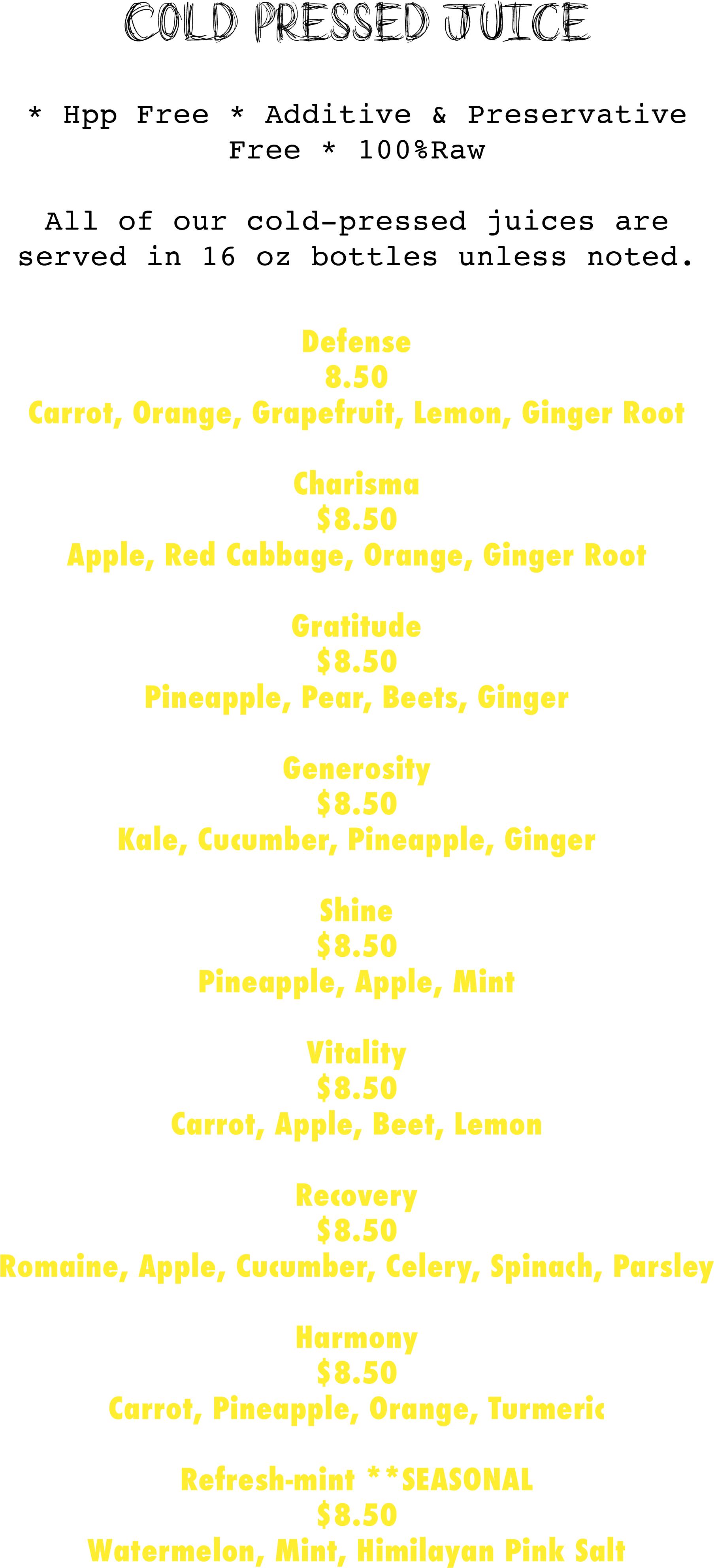 Cold-pressed Juices, Authentic Acai Bowls & Plant Based - Document (2100x4500), Png Download