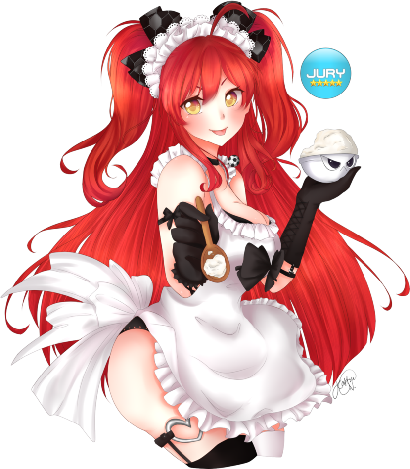 Clip Art Freeuse Download Apron Drawing Anime (839x953), Png Download