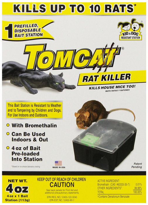 Tomcat Rat Killer Bait Station - Tomcat Disposable Rat Killer (700x700), Png Download