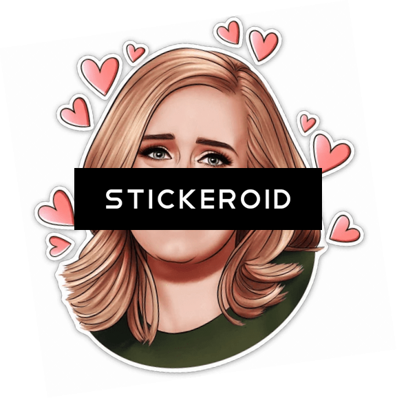Cute Adele Emotion Shame Адель Милота Смущение - Adele (577x578), Png Download