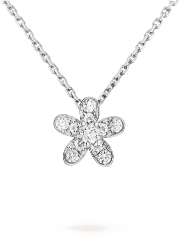 Socrate Pendant, 1 Flower, Gold - Van Cleef & Arpels Pendant (620x620), Png Download