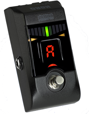 Korg Pb01bk Pitchblack Pedal Guitar And Bass Tuner (1000x400), Png Download
