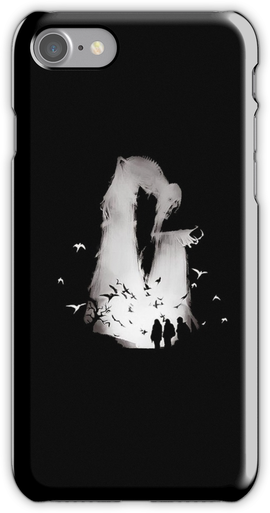 Deathly Hallows Greeting Death Iphone 7 Snap Case - Jiuduidodo Custom Harry Potter Neoprene Laptop Sleeve (750x1000), Png Download