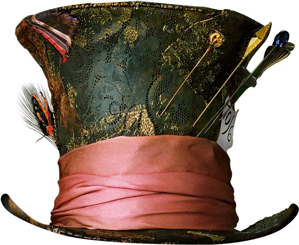 Alice In Wonderland Alice Im Wunderland, Alice In Wonderland - Mad Hatter Alice In Wonderland Hat (1024x844), Png Download