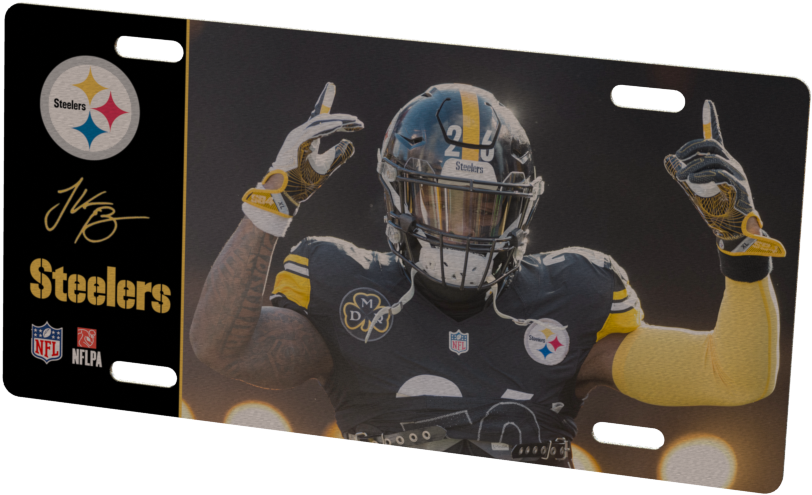 Pittsburgh Steelers Le'veon Bell Metal Photo - Pittsburgh Steelers (1024x768), Png Download