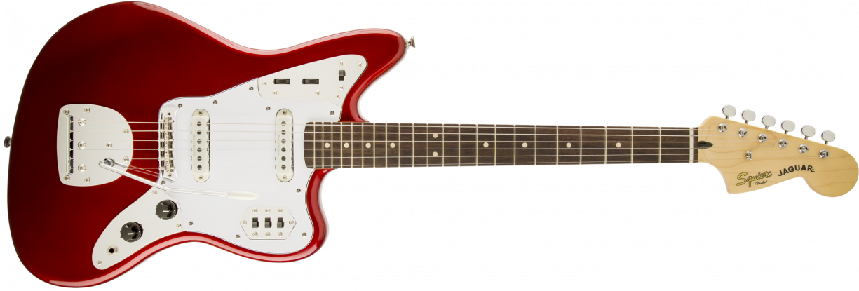 Squier Vintage Modified Jaguar Guitar - Squier Vintage Modified Jaguar Candy Apple Red (1224x1224), Png Download