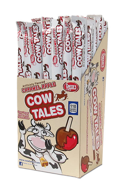1oz Caramel Apple Cow Tales Snack Sticks - Cow Tales Caramel Apple - 36 / Box (500x665), Png Download