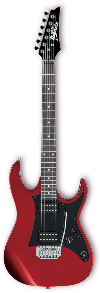 Ibanez Grx20-ca Electric Guitar Candy Apple Red - Ibanez Grx20 Candy Apple (356x1024), Png Download