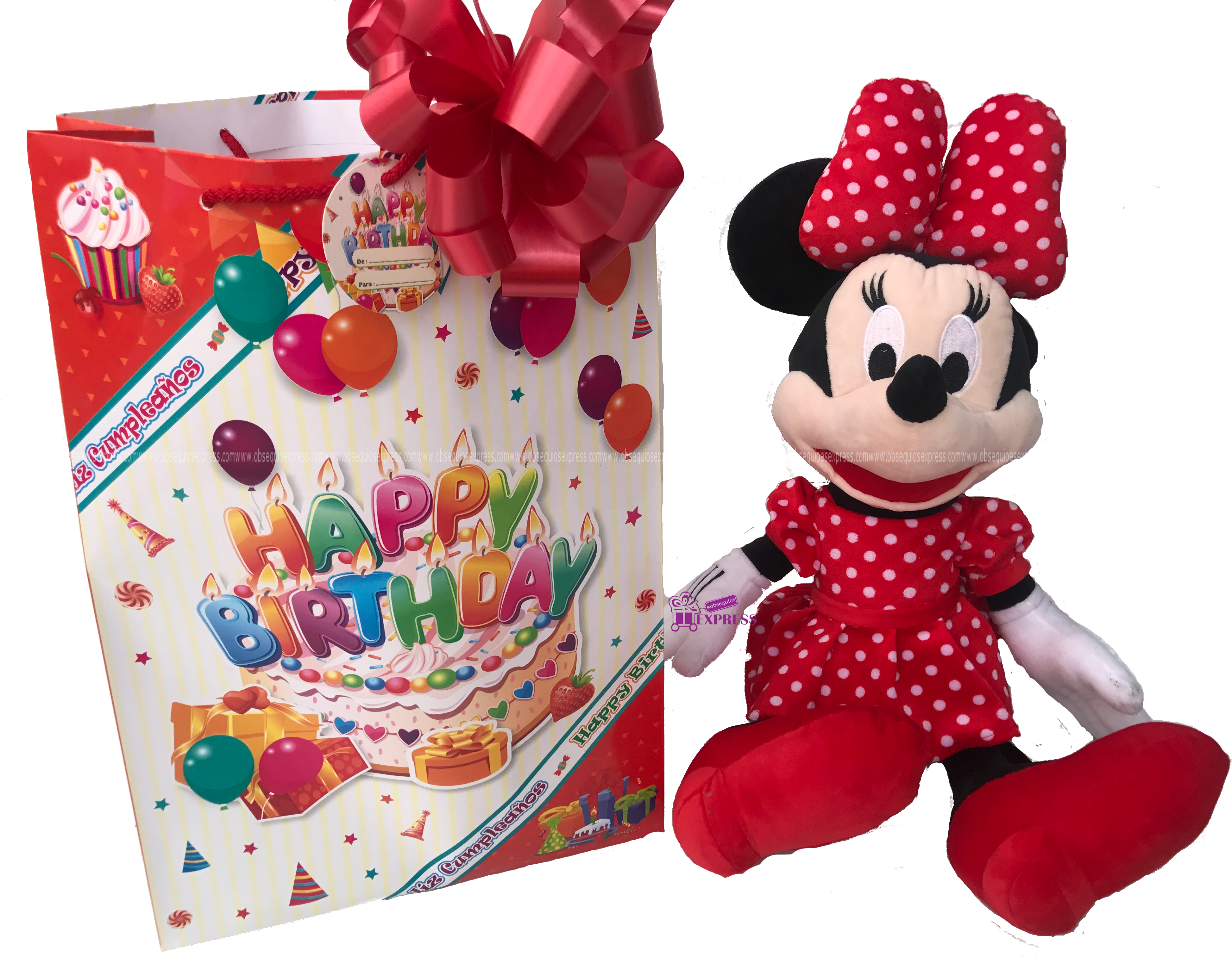 Peluche Minnie Mouse Con Funda De Regalo - Peluches En Fundas De Regalo (4032x3024), Png Download