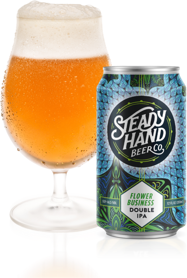 Sh-03 - Steady Hand Flower Business (1000x1000), Png Download