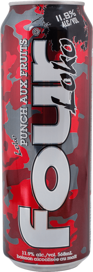 Four Loko Breuvages Blue Spike Beverages - Four Loko Peach Beer, 23.5 Fl Oz (1200x1200), Png Download