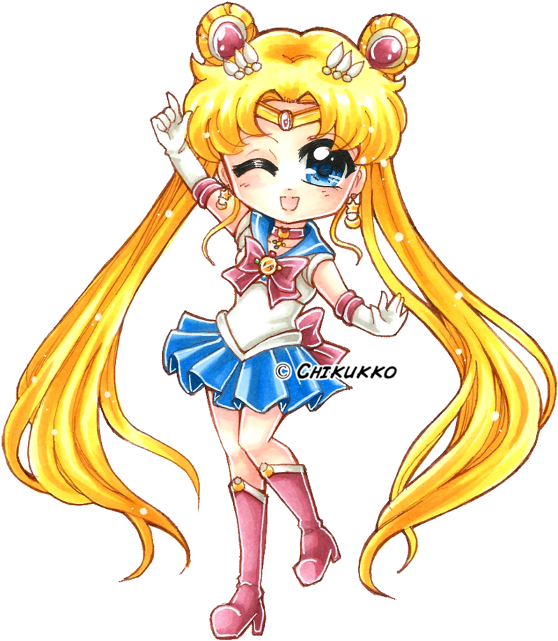 Sailor Moon, Fanart Of Sailor Moon - Sailor Moon Crystal Cute (833x958), Png Download