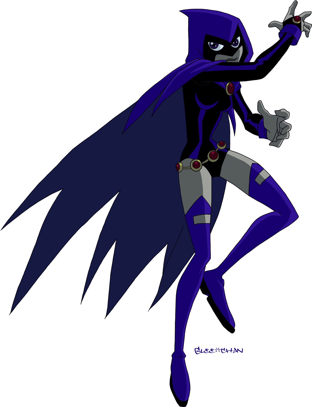 Season 6 By Glee-chan - Raven (1344x1800), Png Download