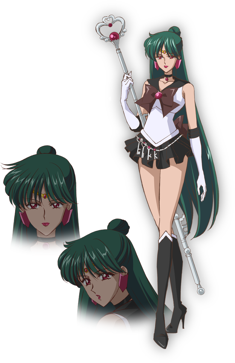 Sailor Moon Crystal Sailor Pluto Pose - Pretty Guardian Sailor Moon Crystal Sailor Pluto (880x1224), Png Download