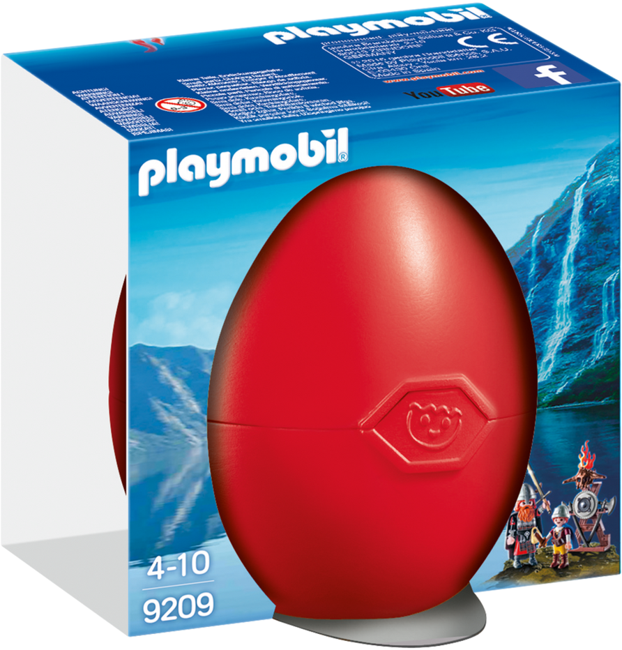 Vikings With Shield - Playmobil Construction Toys Eggs 9209 Action/adventure (1440x1008), Png Download