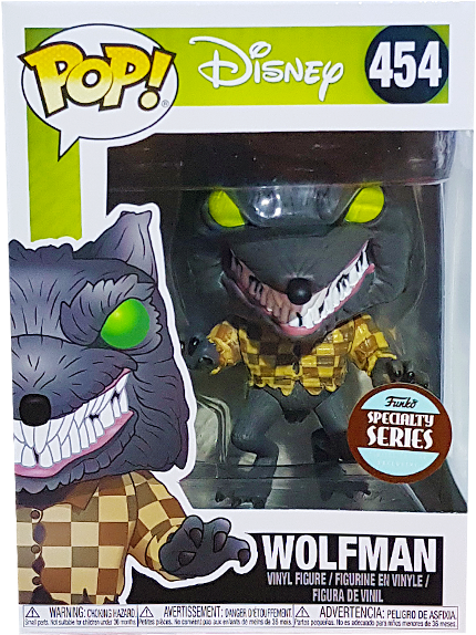 Wolfman Specialty Store Exclusive Pop Vinyl Figure - Wolfman Nightmare Before Christmas Funko Pop (600x600), Png Download