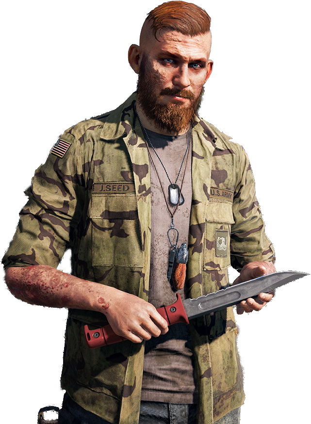 Far Cry - Jacob Far Cry 5 (641x875), Png Download