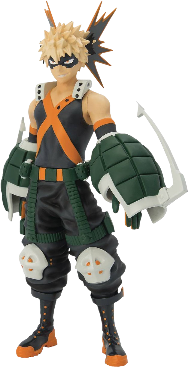 Download My Hero Academia My Hero Academia Action Figures PNG Image