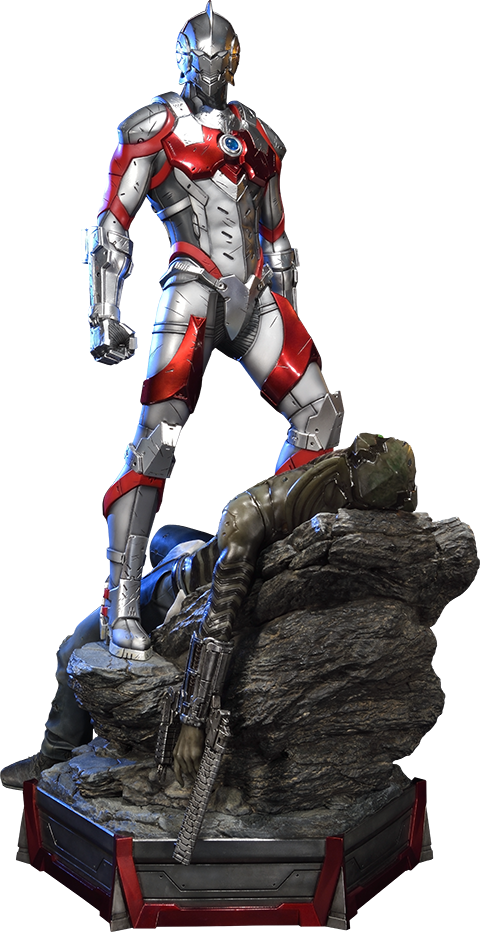 Ultraman 1/4 Scale Statue - Ultraman Prime 1 Studio (480x932), Png Download