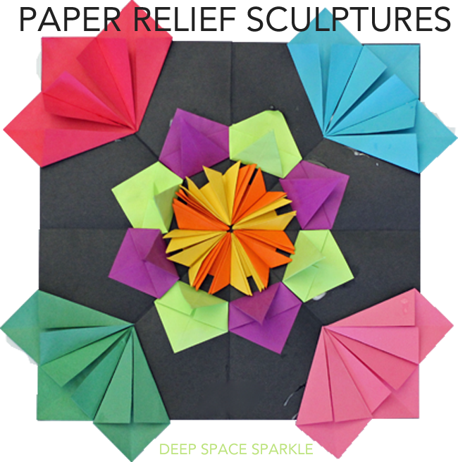 Try This Paper Craft With Your Kids And Learn Radial - Paper Sculpture Art For Kids (650x655), Png Download