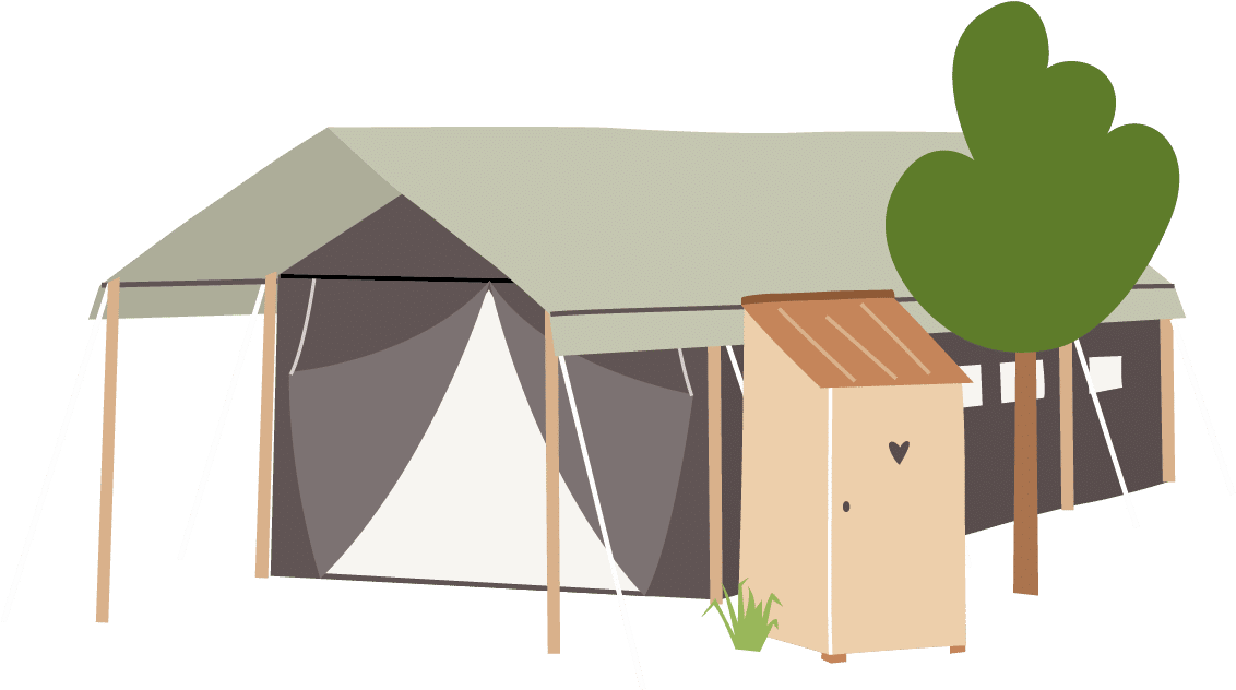 Canvas Lodge - Tent (1236x748), Png Download
