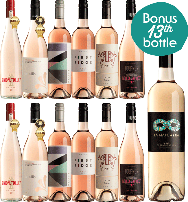 Rosé Days Dozen With Bonus Bottle - La Maschera Rosé Of Granaxia 2016 (650x700), Png Download