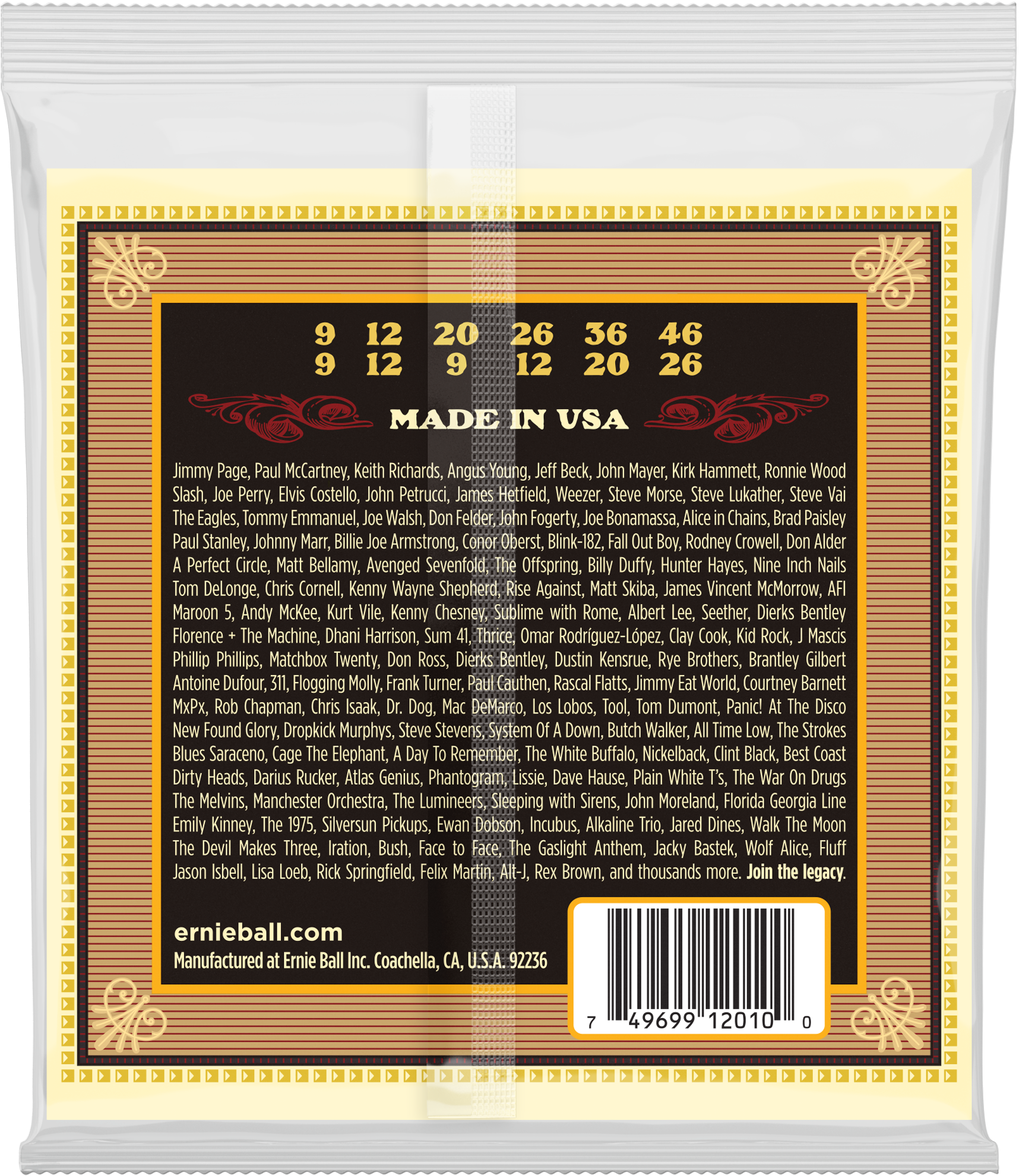 Ernie Ball Earthwood (1735x2000), Png Download