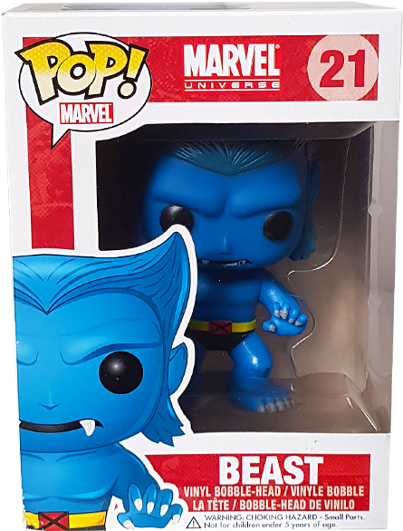 Beast Pop Vinyl Figure - X Men Beast Funko Pop (600x600), Png Download