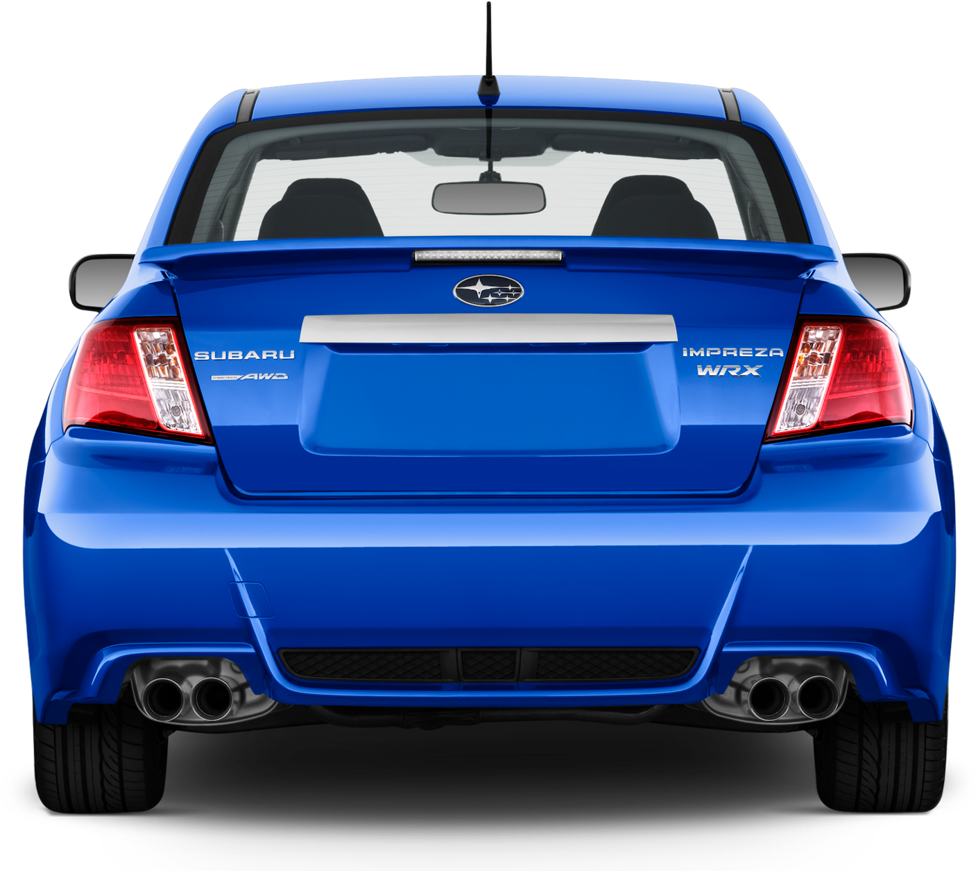 2012 Subaru Impreza Wrx Back (2048x1360), Png Download