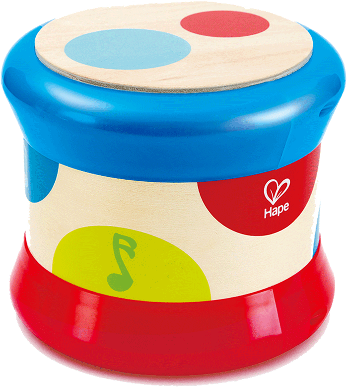 Hape Baby Hand Drums Children's Music Toys Rolling - Hape Baby Drum (800x800), Png Download