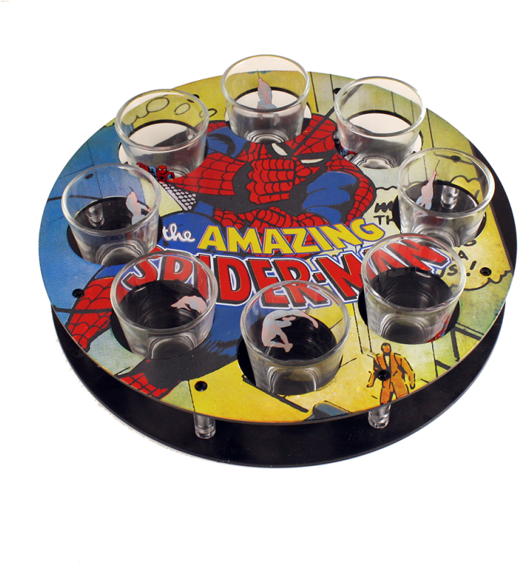 Additional Views - Marvel Shot Glasses (800x800), Png Download