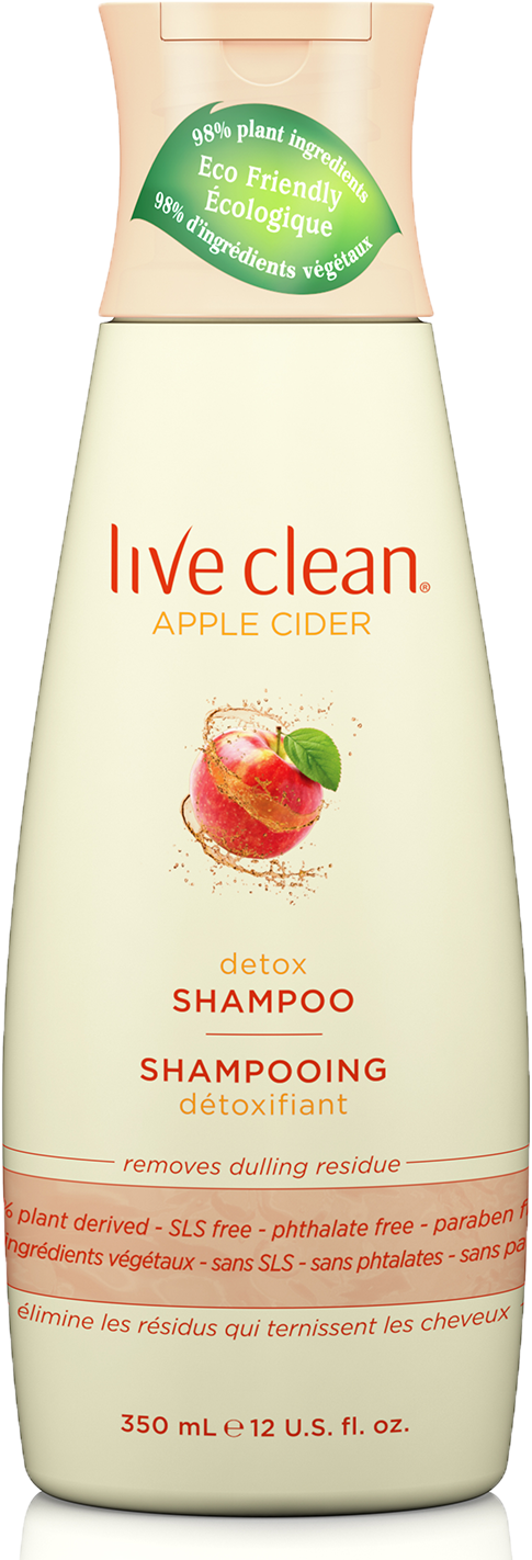 Baby - Live Clean Exotic Nectar Argan Oil Restorative Shampoo (515x1440), Png Download