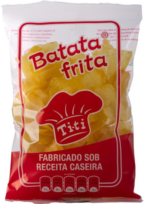 Batata Frita Às Rodelas - Potato Chip (709x1065), Png Download