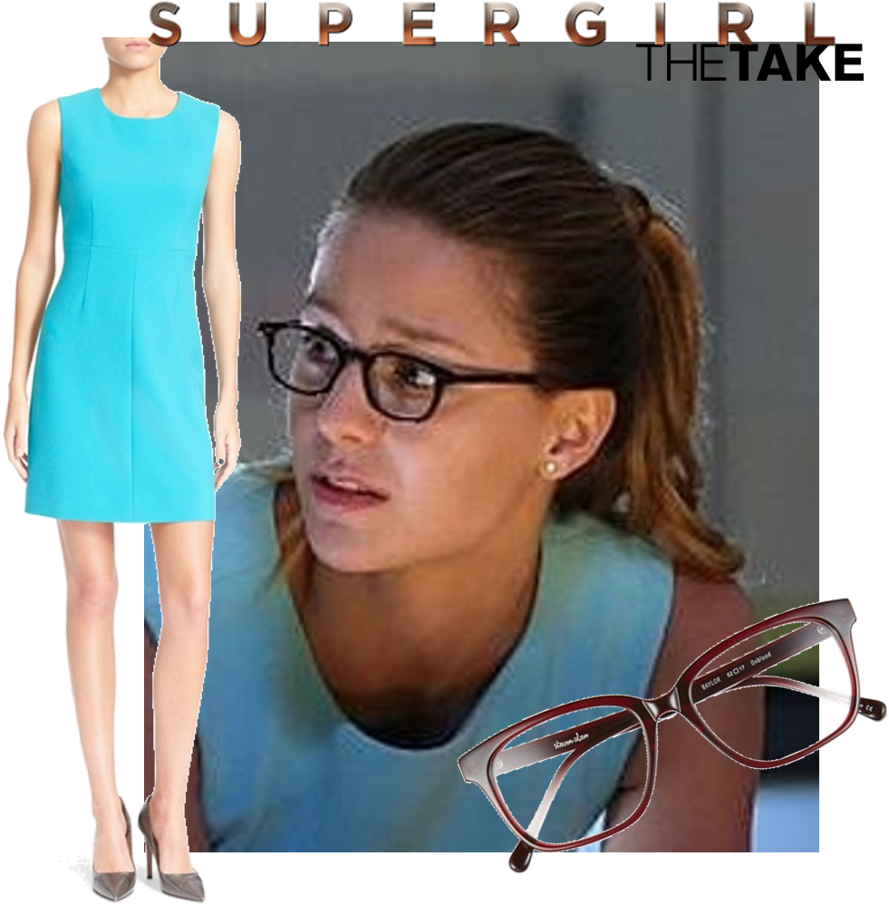 Kara Danvers Aka Supergirl Wears This Diane Von Furstenberg - Cocktail Dress (1017x1033), Png Download