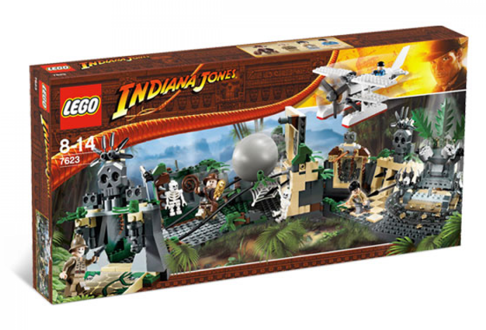 Temple Escape Set Lego 7623 Indiana Jones (980x980), Png Download