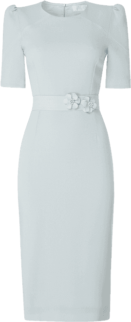 Fawn Dress Frost Blue - Dress (600x760), Png Download