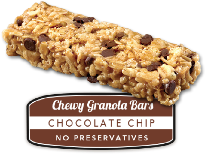 Chewy Bar Chocolate Chunk (697x524), Png Download