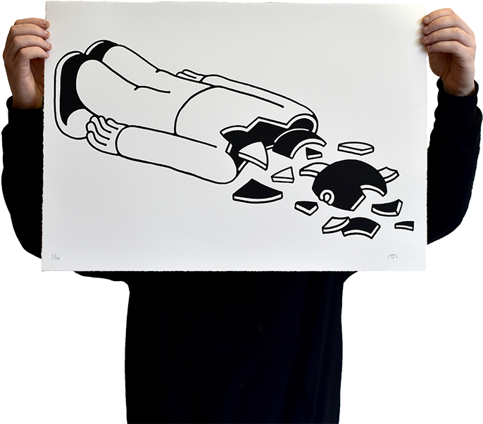 Download 'smashed' By Muretz Moosey Art PNG Image with No Background