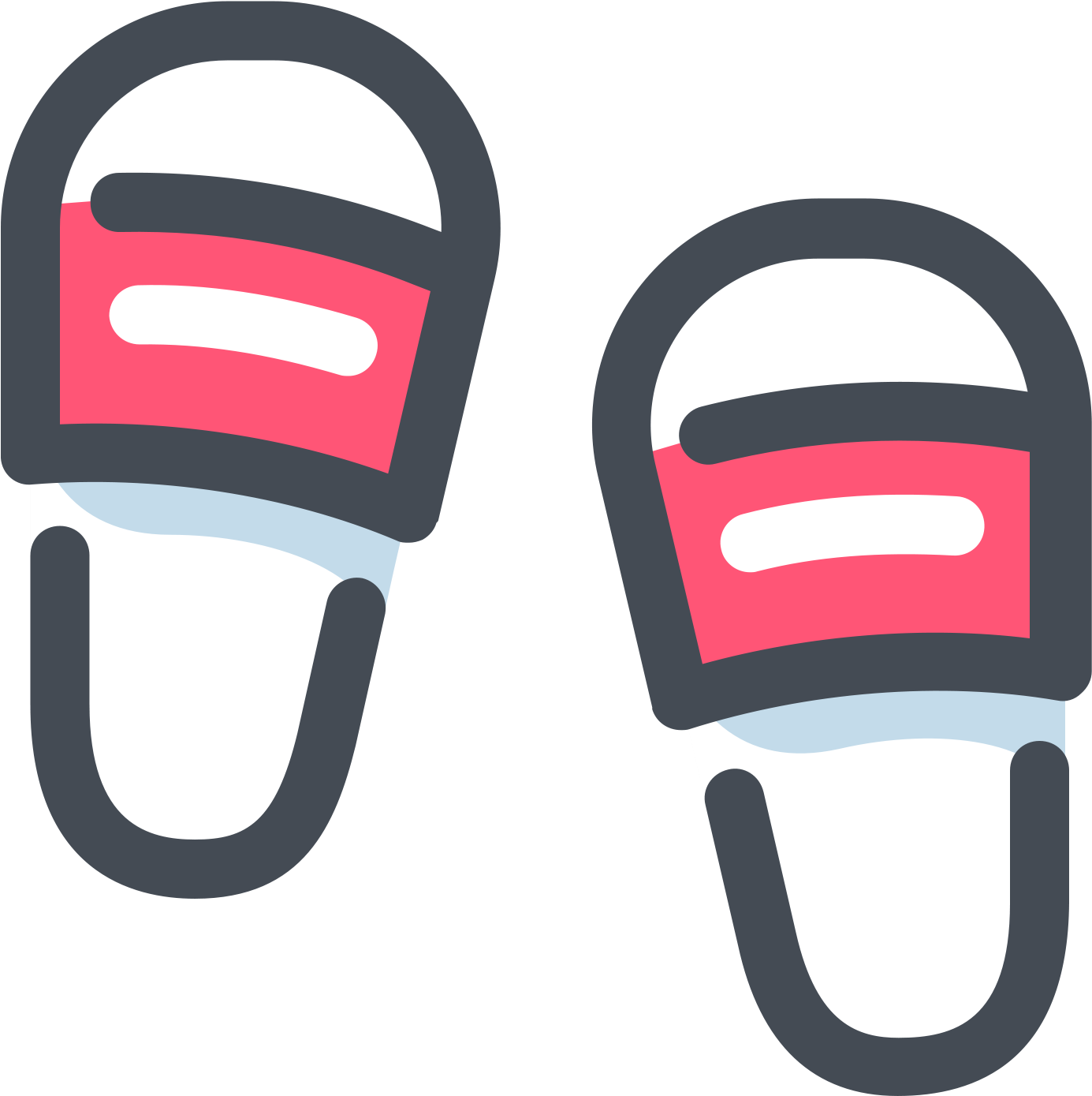 Slippers Icon - Icon (1600x1600), Png Download