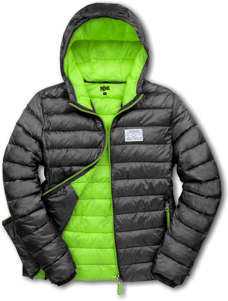 Hooded Pad Jacket - Result R194m (1000x1000), Png Download
