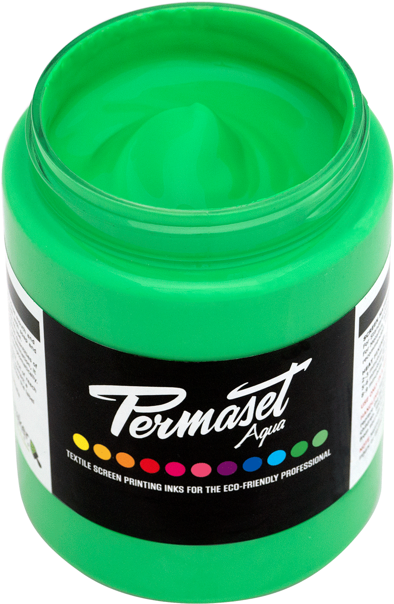 300ml Permaset Glow Green Web - Permaset Aqua Glow Green (900x1326), Png Download