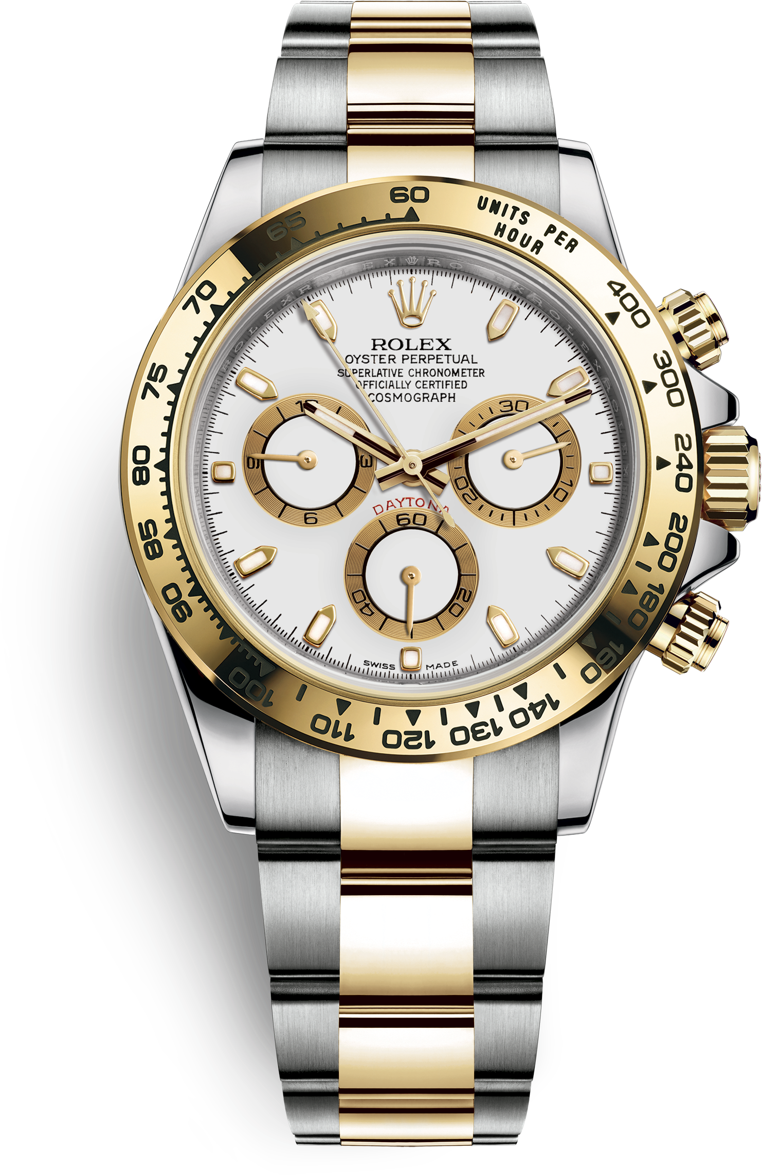Cosmograph Daytonaoyster, 40 Mm, Oystersteel And Yellow - Rolex Lady Datejust 28 Yellow Gold (3000x3000), Png Download