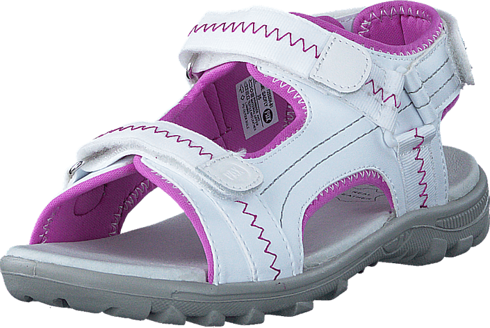 Pax Gadfly White/lilac 81 17411-08 Womens Leather Synthetic - Pax Gadfly White/lilac 81, Shoes, Sandals 25 (705x471), Png Download