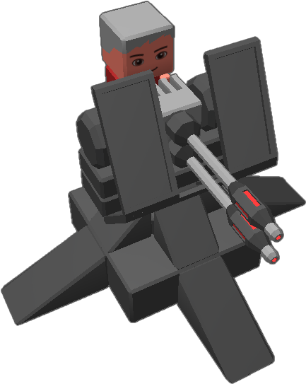 A Cool First Person Anti Aircraft Gun Thxs To Everyone - Assault Rifle (768x768), Png Download