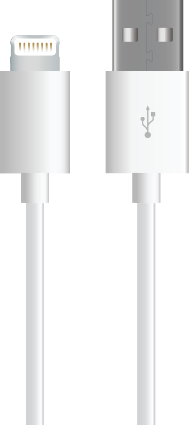 Mycandy Lightning Cable Mfi 1m - Mfi Program (373x837), Png Download