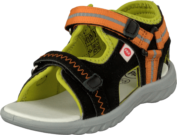Pax Surfa Blk/orange 17408-03 Womens Synthetic Synthetic (705x537), Png Download