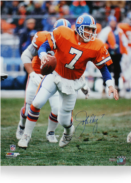 John Elway Action Poster (650x665), Png Download