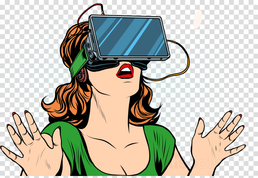 Vr Cartoon (900x620), Png Download