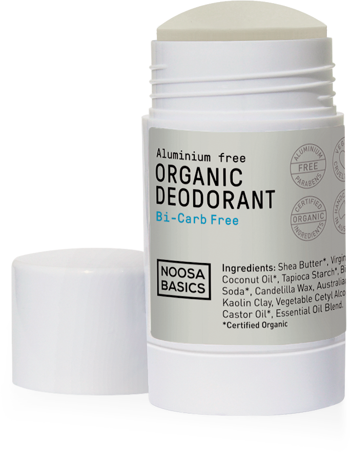 Organic Deodorant Stick Sensitive Skin/bi-carb Free - Noosa Basics Deodorant Stick - Lemon Myrtle (60g) (857x1100), Png Download