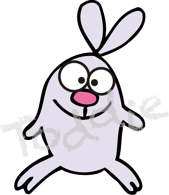Bunny Ben Has A Very Funny Face, That's Why Everyone - Nyúl Béla (586x677), Png Download